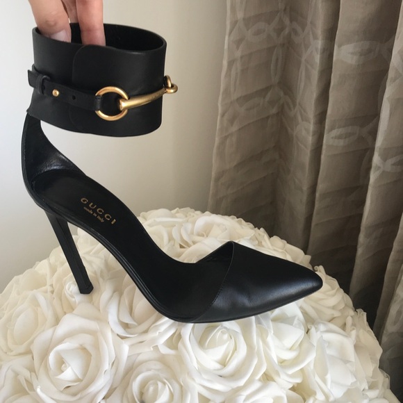 Authentic Gucci ankle cuff horsebit heels - Picture 3 of 17
